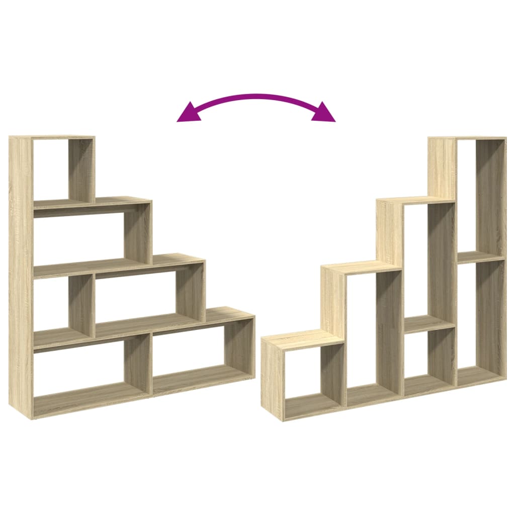 vidaXL Βιβλιοθήκη/Διαχωριστικό Χώρου 4 Επ. 143,5x29x143,5 εκ. Επ. Ξύλο