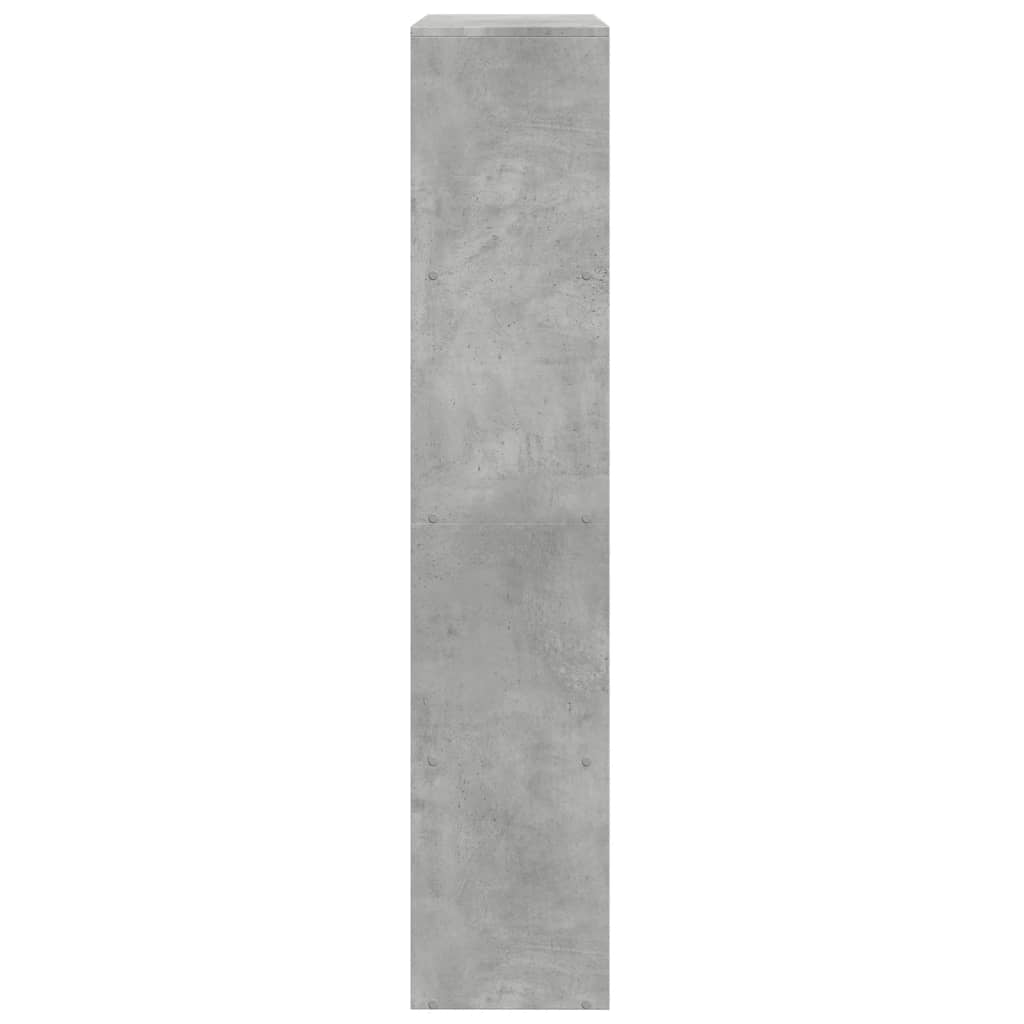 vidaXL Βιβλιοθήκη/Διαχωρ. Χώρου 4 Επ. Γκρι 143,5x29x143,5εκ. Επ. Ξύλο