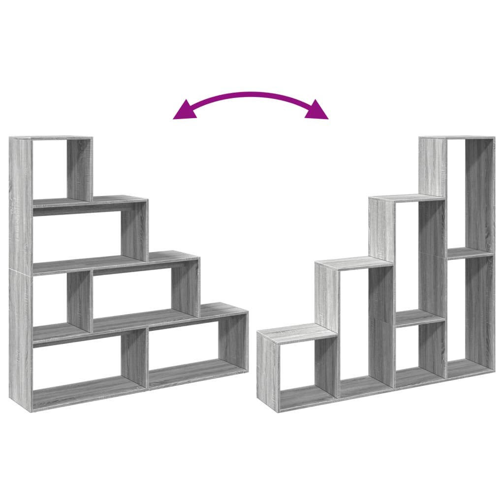 vidaXL Βιβλιοθήκη/Διαχωριστικό Χώρου 4 Επ. 143,5x29x143,5 εκ. Επ. Ξύλο