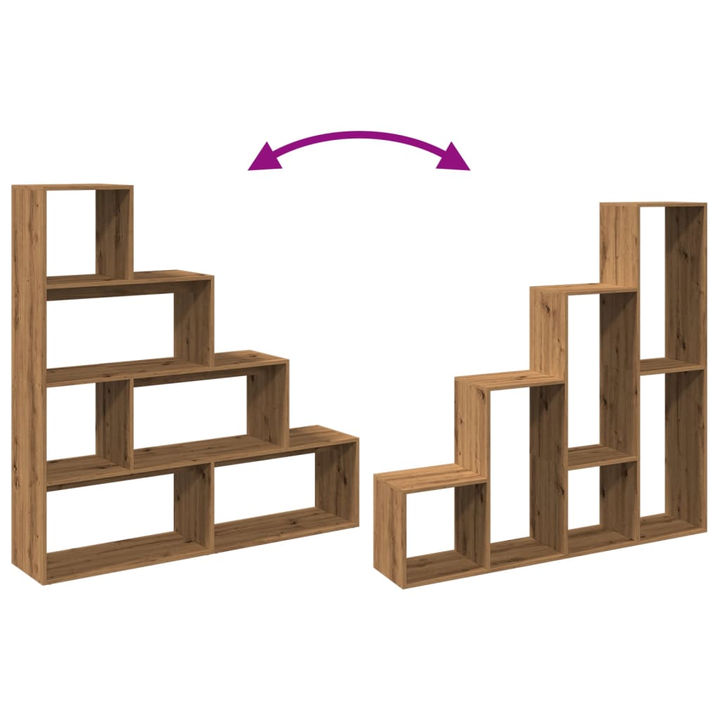 vidaXL Βιβλιοθήκη/Διαχωριστικό Χώρου 4 Επ. 143,5x29x143,5 εκ. Επ. Ξύλο
