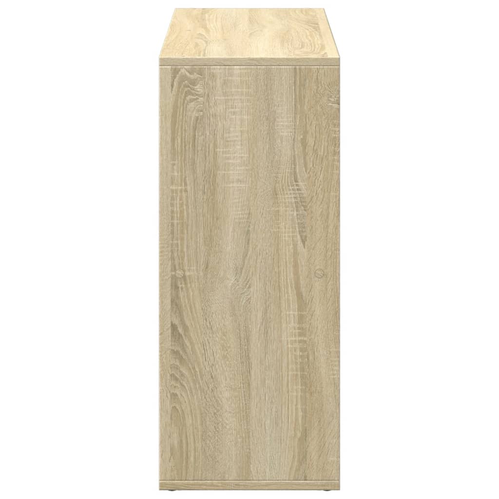 vidaXL Βιβλιοθήκη/Διαχωριστικό Χώρου Δρυς 69,5x29x69,5 εκ. Επεξ. Ξύλο