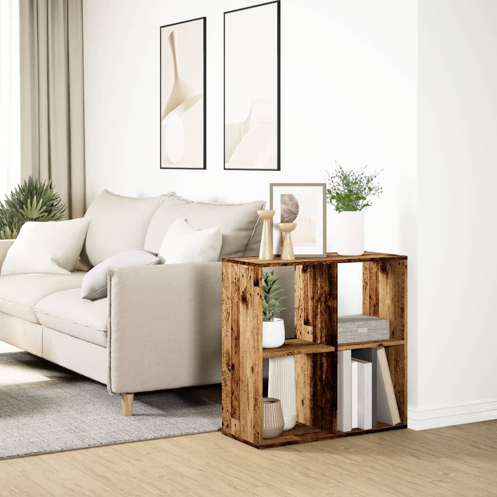 vidaXL Βιβλιοθήκη/Διαχωριστικό Χώρου 69,5x29x69,5 εκ. Επεξ. Ξύλο