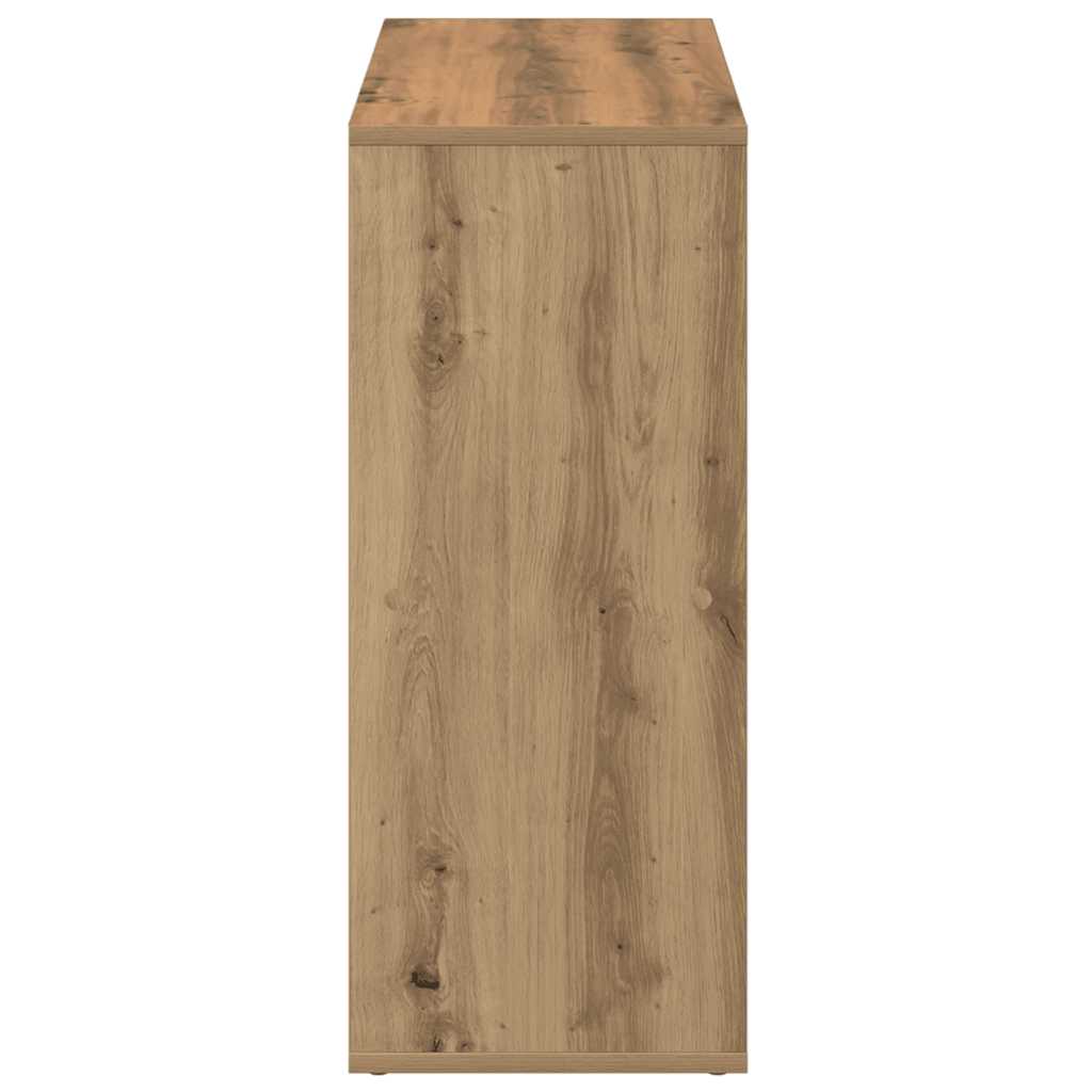 vidaXL Βιβλιοθήκη/Διαχωριστικό Χώρου Δρυς 69,5x29x69,5 εκ. Επεξ. Ξύλο