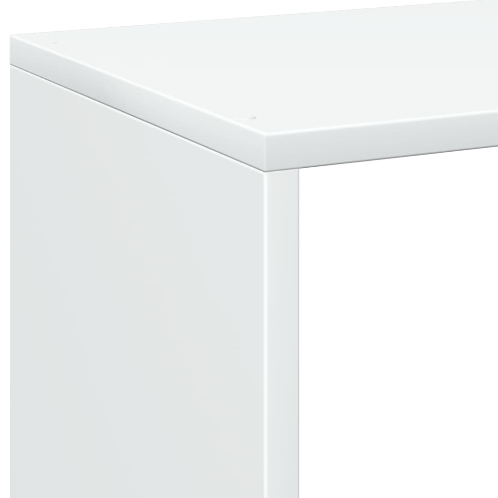 vidaXL Βιβλιοθήκη/Διαχωριστικό Χώρου Λευκό 69,5x29x103,5εκ. Επεξ. Ξύλο