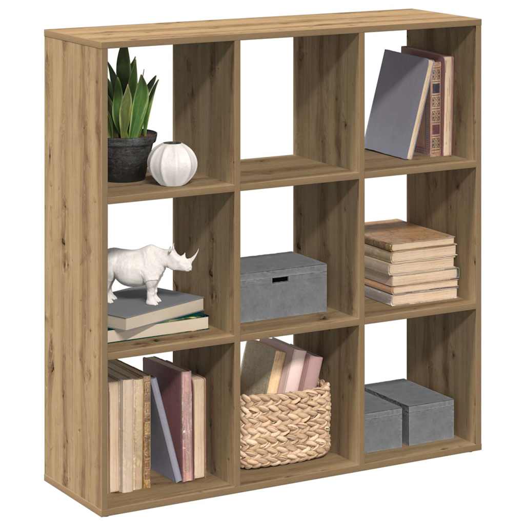 vidaXL Βιβλιοθήκη/Διαχωριστικό Χώρου Δρυς 102x29x103,5 εκ. Επεξ. Ξύλο