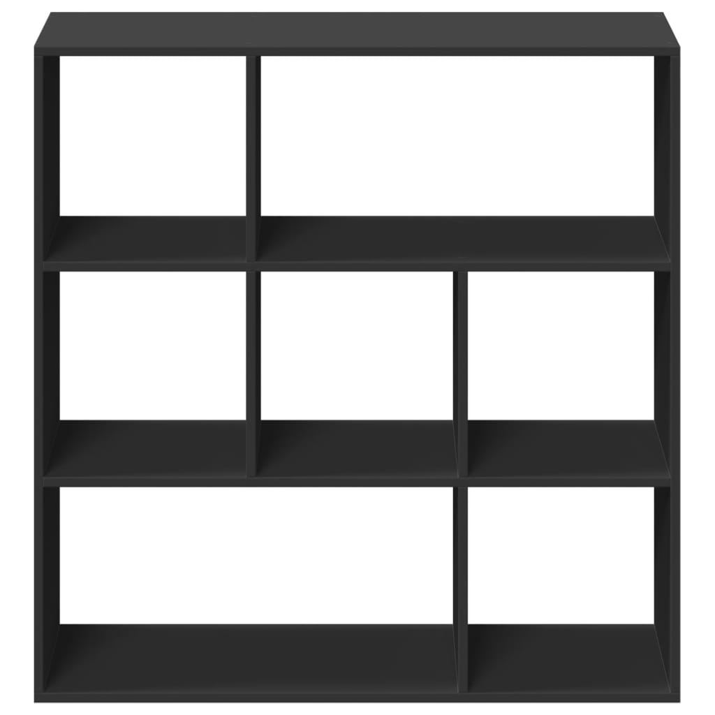 vidaXL Βιβλιοθήκη/Διαχωριστικό Χώρου Μαύρο 102x29x103,5 εκ. Επεξ. Ξύλο