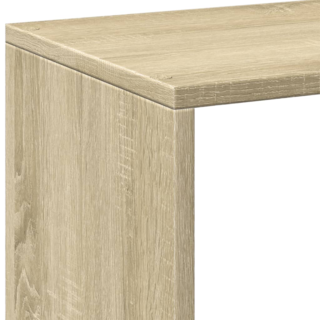 vidaXL Βιβλιοθήκη/Διαχωριστικό Χώρου Δρυς 102x29x103,5 εκ. Επεξ. Ξύλο