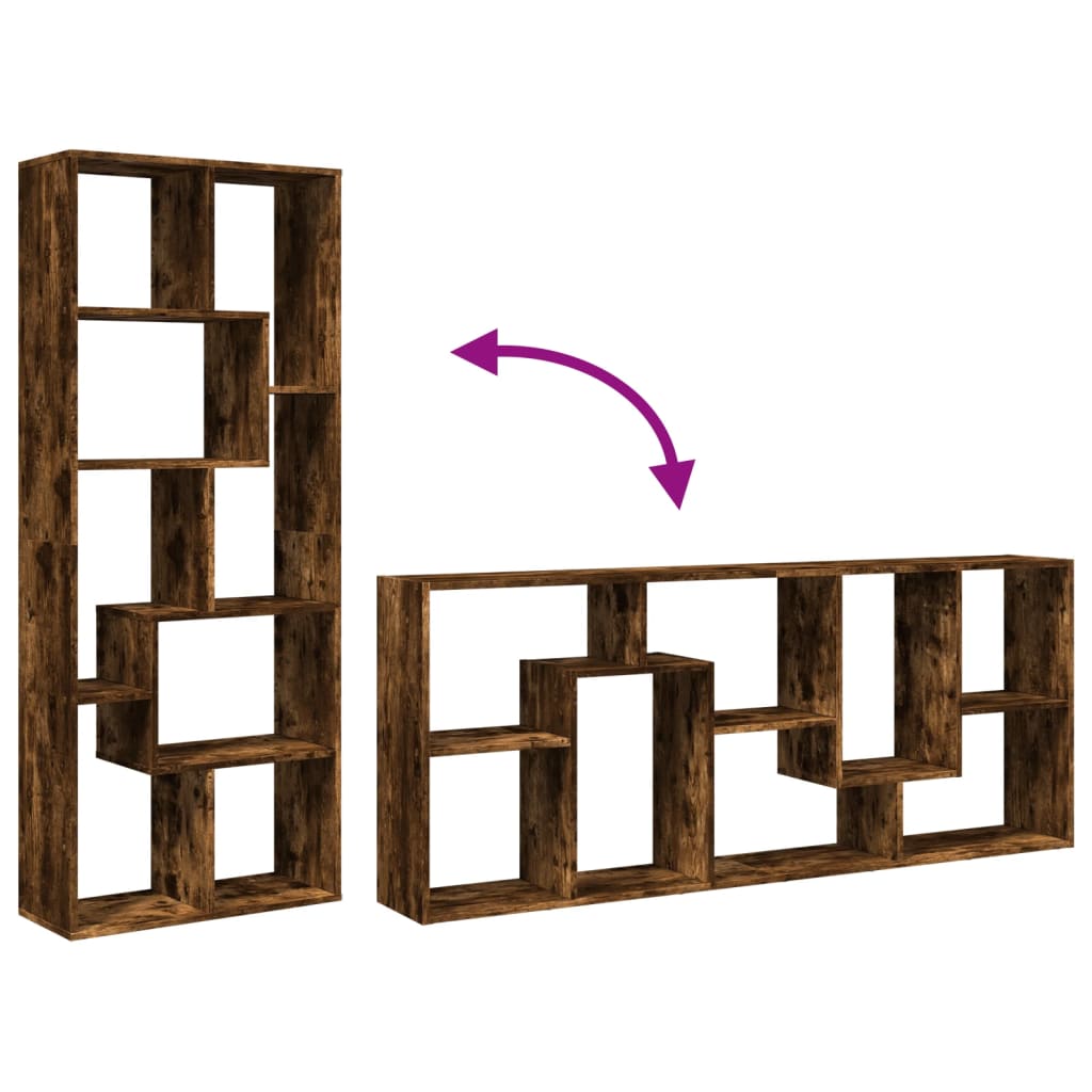 vidaXL Βιβλιοθήκη/Διαχωριστικό Χώρου Δρυς 67x25x161,5 εκ. Επεξ. Ξύλο