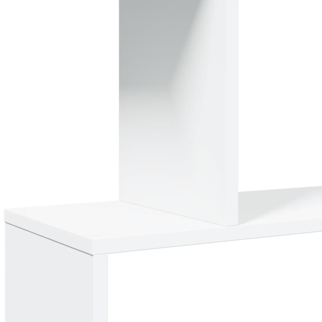 vidaXL Βιβλιοθήκη/Διαχωριστικό Χώρου 6 Επ. Λευκό 70x24x193εκ. Επ. Ξύλο