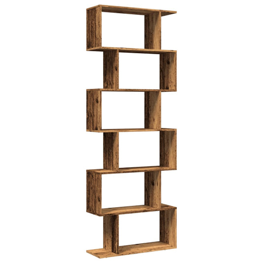 vidaXL Βιβλιοθήκη/Διαχωριστικό Χώρου 6 Επ. 70x24x193εκ. Επ. Ξύλο