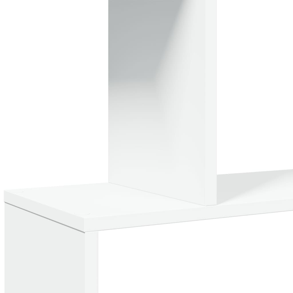 vidaXL Βιβλιοθήκη/Διαχωριστικό Χώρου 4 Επ. Λευκό 70x24x129εκ. Επ. Ξύλο