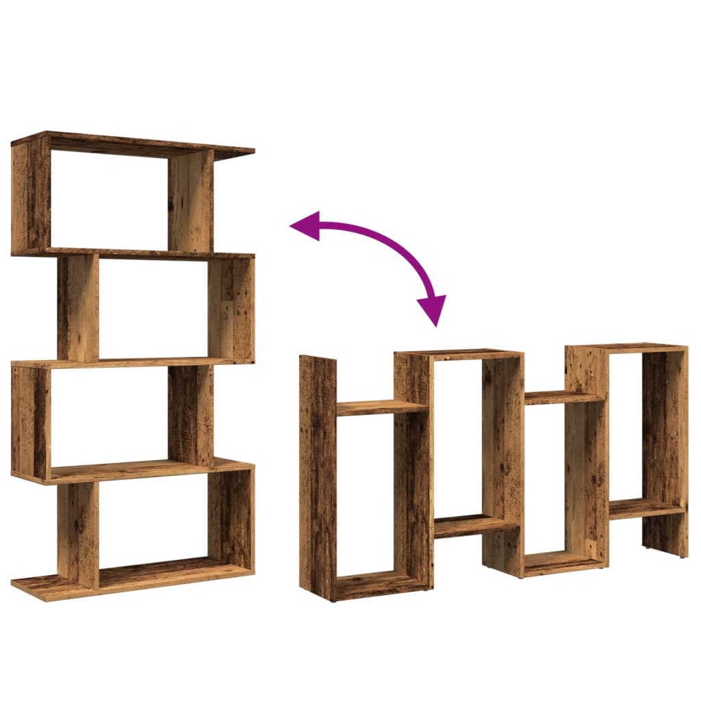 vidaXL Βιβλιοθήκη/Διαχωριστικό Χώρου 4 Επ. 70x24x129 εκ. Επ. Ξύλο