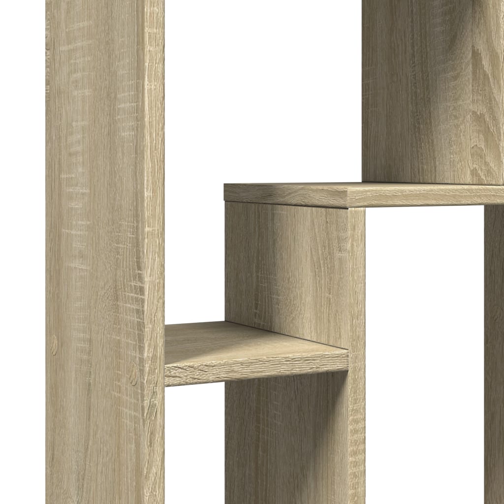 vidaXL Βιβλιοθήκη Sonoma Δρυς 63x20x90 εκ. από Επεξεργασμένο Ξύλο