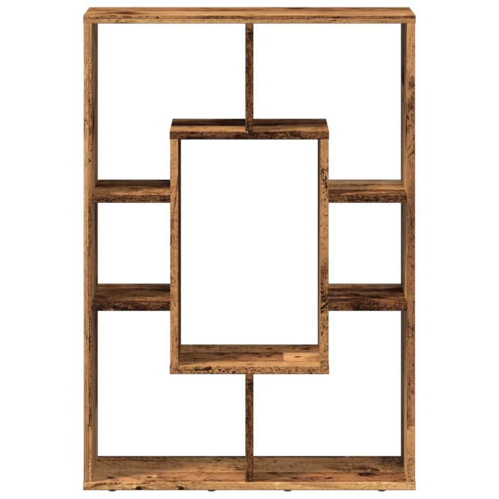vidaXL Βιβλιοθήκη Όψη Παλαιού Ξύλου 63x20x90 εκ. Επεξεργασμένο Ξύλο