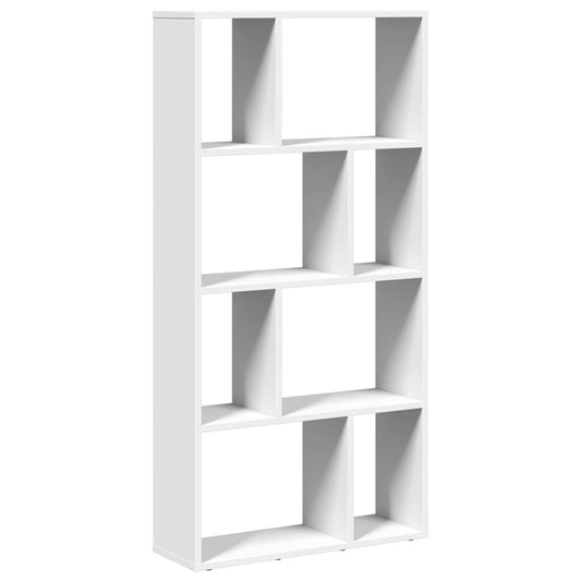 vidaXL Βιβλιοθήκη Λευκή 60x20x120,5 εκ. από Τεχνητό Ξύλο