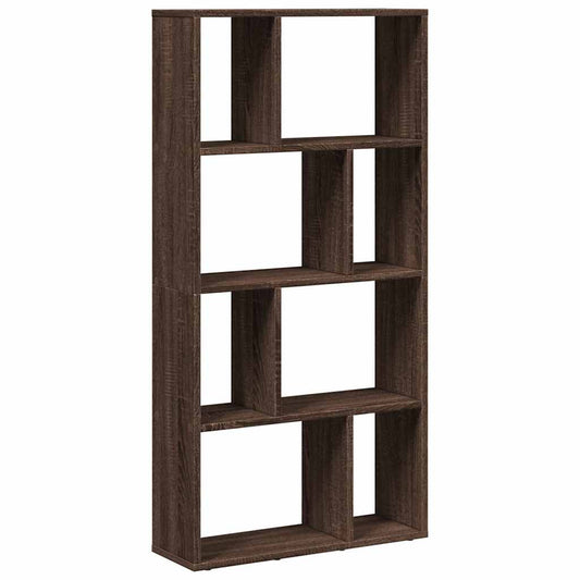 vidaXL Βιβλιοθήκη Καφέ Δρυς 60x20x120,5 εκ. από Επεξεργασμένο Ξύλο