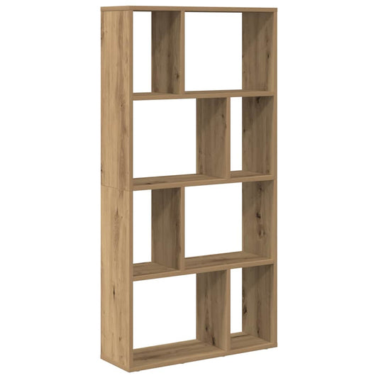 vidaXL Βιβλιοθήκη Αρτισιανή Δρυς 60x20x120,5 εκ. από Επεξεργασμένο Ξύλο