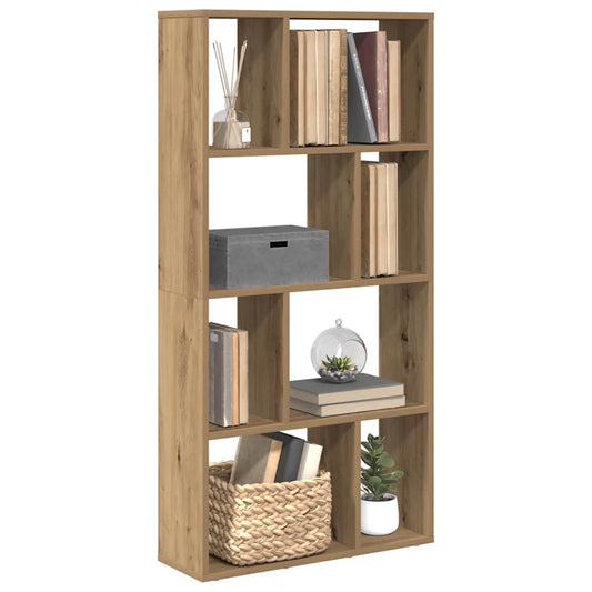 vidaXL Βιβλιοθήκη Αρτισιανή Δρυς 60x20x120,5 εκ. από Επεξεργασμένο Ξύλο