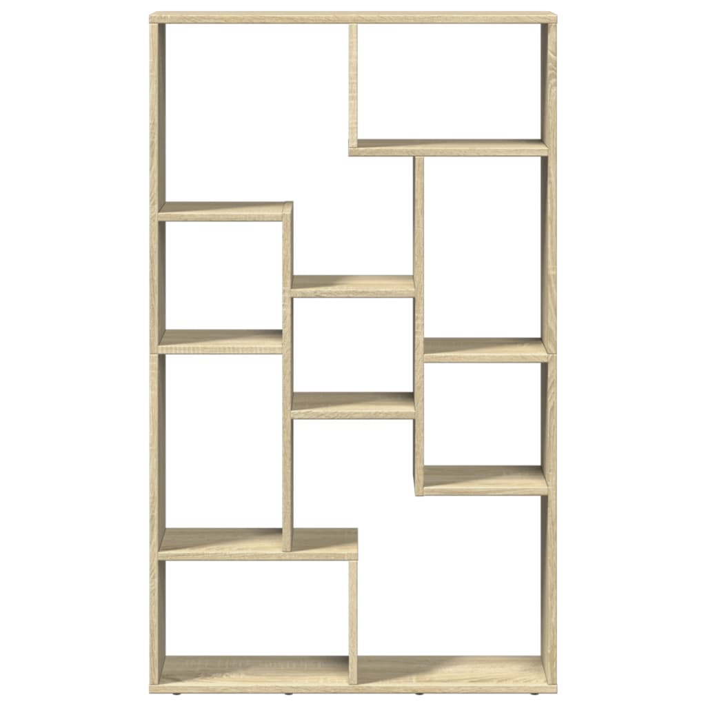 vidaXL Βιβλιοθήκη Sonoma Δρυς 72x20x120 εκ. από Επεξεργασμένο Ξύλο