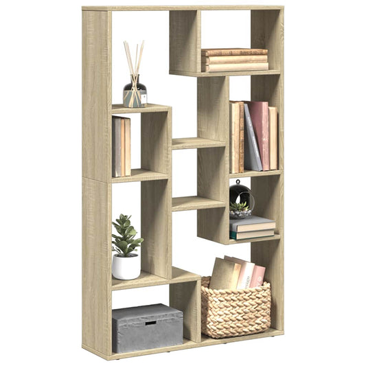 vidaXL Βιβλιοθήκη Sonoma Δρυς 72x20x120,5 εκ. από Επεξεργασμένο Ξύλο