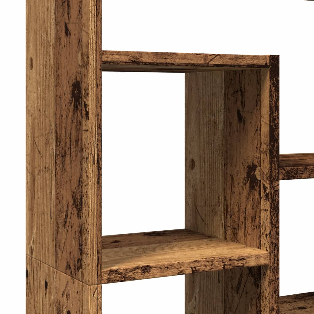 vidaXL Βιβλιοθήκη Όψη Παλαιού Ξύλου 72x20x120 εκ. Επεξεργασμένο Ξύλο