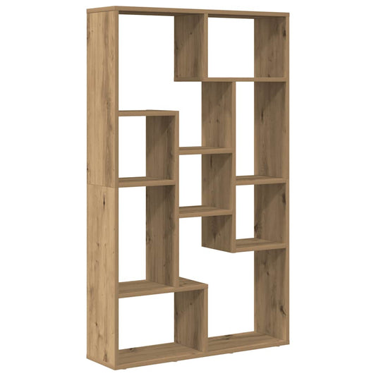 vidaXL Βιβλιοθήκη Αρτισιανή Δρυς 72x20x120,5 εκ. από Επεξεργασμένο Ξύλο