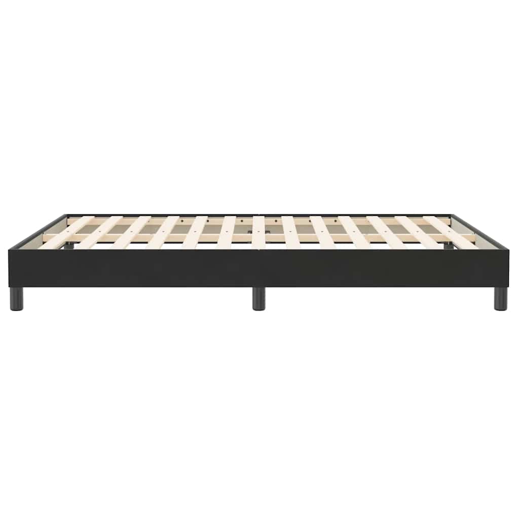vidaXL Πλαίσιο κρεβατιού χωρίς στρώμα Μαύρο 140x210 cm Βελούδινο