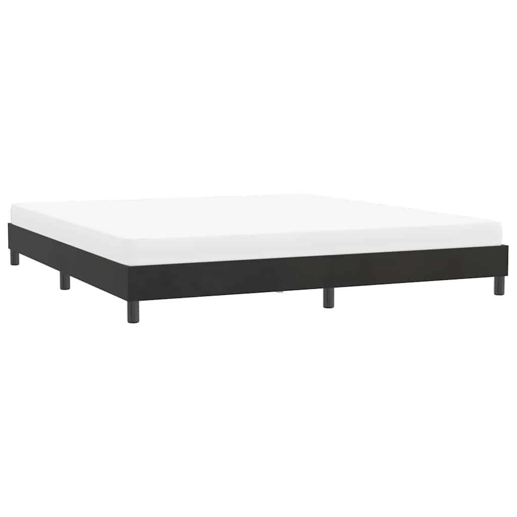 vidaXL Πλαίσιο κρεβατιού χωρίς στρώμα Μαύρο 180x210 cm Βελούδινο