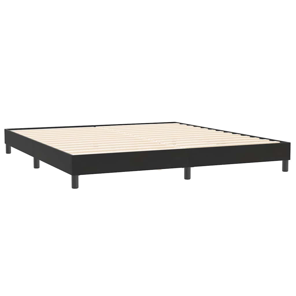 vidaXL Πλαίσιο κρεβατιού χωρίς στρώμα Μαύρο 200x210 cm Βελούδινο