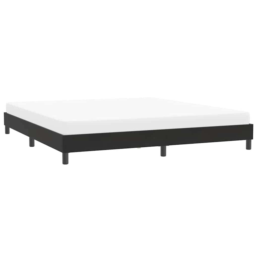 vidaXL Πλαίσιο κρεβατιού χωρίς στρώμα Μαύρο 200x210 cm Βελούδινο