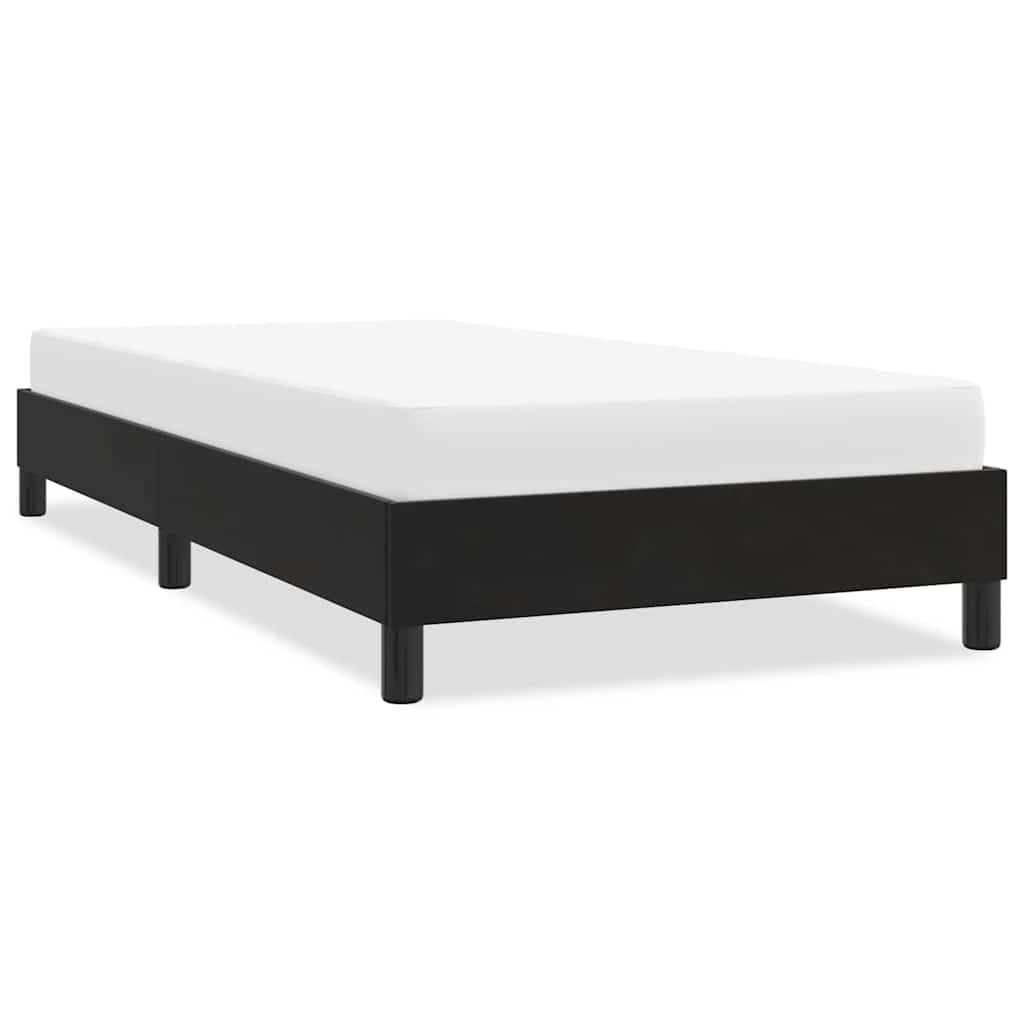 vidaXL Πλαίσιο κρεβατιού χωρίς στρώμα Μαύρο 80x220 cm Βελούδινο
