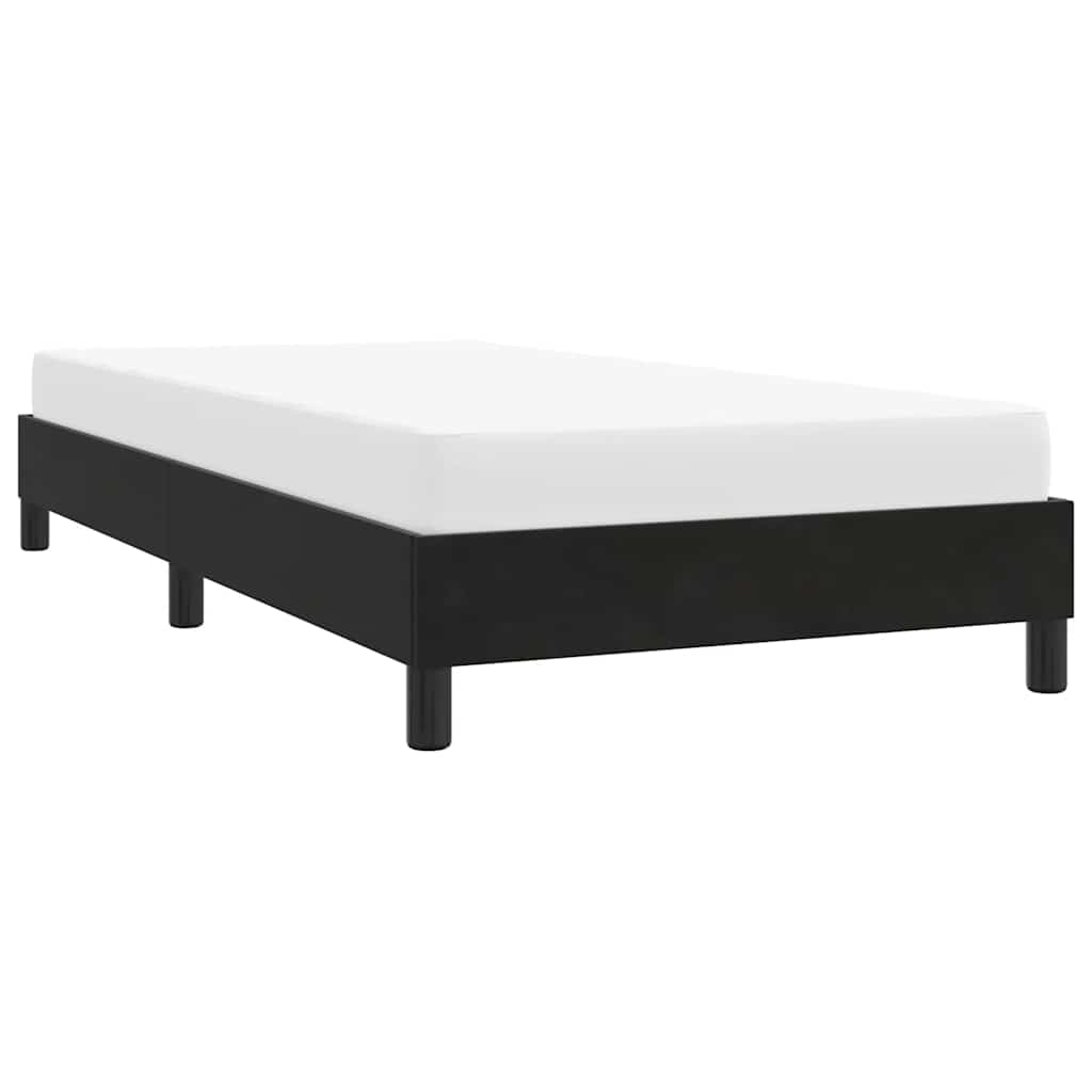 vidaXL Πλαίσιο κρεβατιού χωρίς στρώμα Μαύρο 90x220 cm Βελούδινο