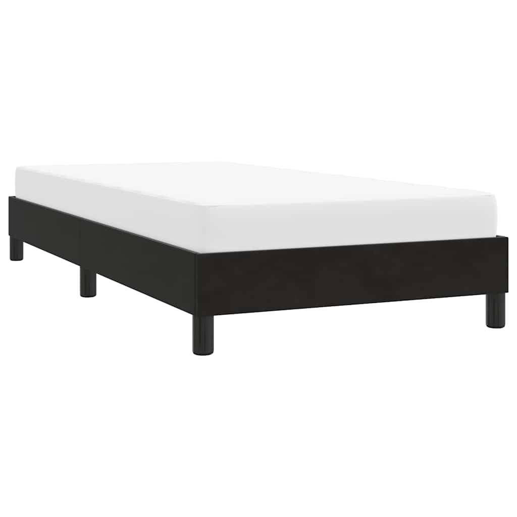 vidaXL Πλαίσιο κρεβατιού χωρίς στρώμα Μαύρο 100x220 cm Βελούδινο