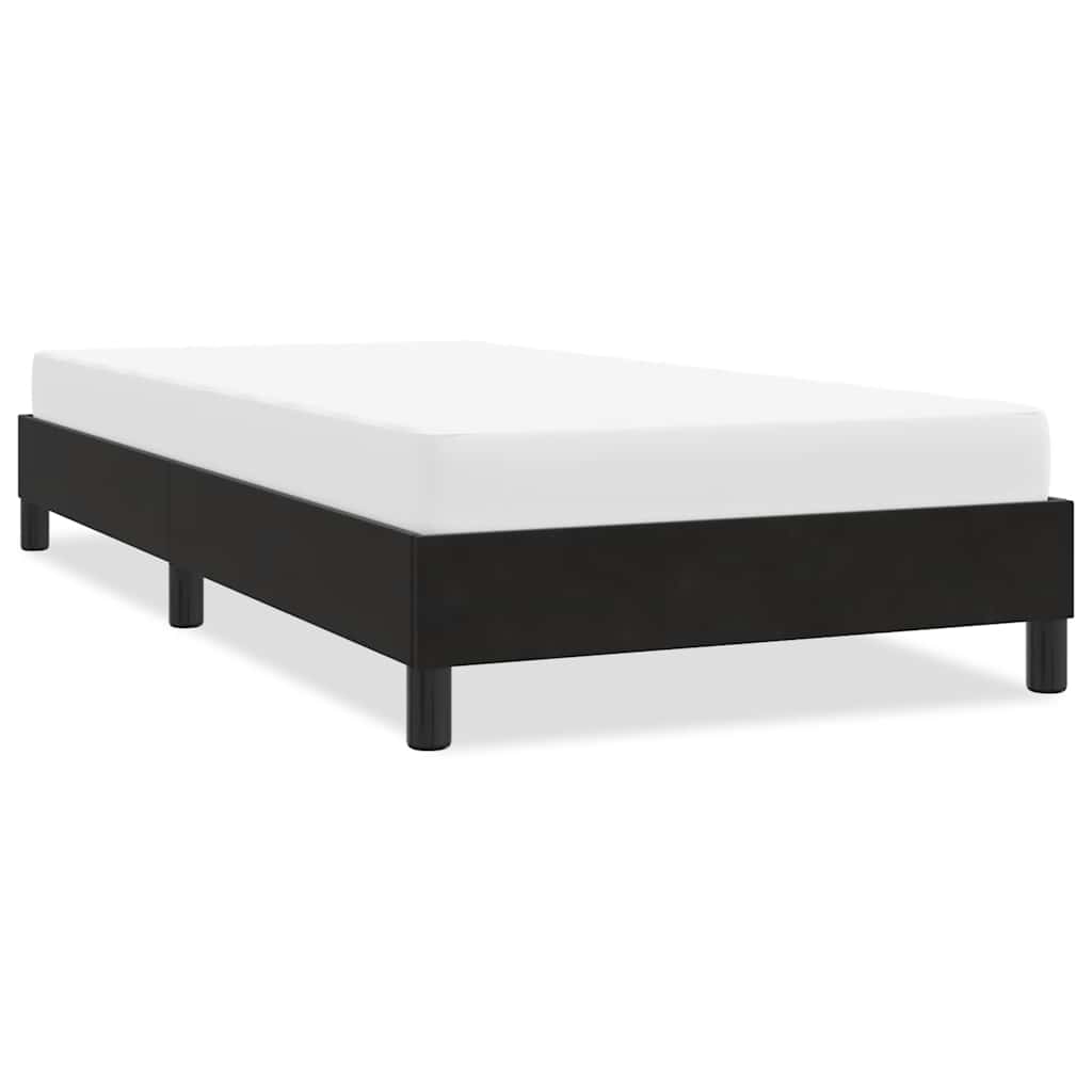 vidaXL Πλαίσιο κρεβατιού χωρίς στρώμα Μαύρο 100x220 cm Βελούδινο