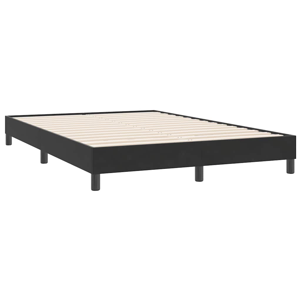 vidaXL Πλαίσιο κρεβατιού χωρίς στρώμα Μαύρο 140x220 cm Βελούδινο