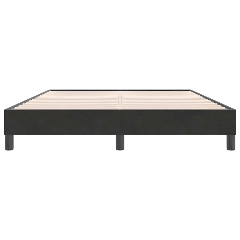 vidaXL Πλαίσιο κρεβατιού χωρίς στρώμα Μαύρο 160x220 cm Ατσάλι