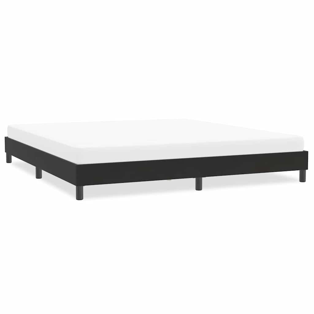 vidaXL Πλαίσιο κρεβατιού χωρίς στρώμα Μαύρο 200x220 cm Βελούδινο
