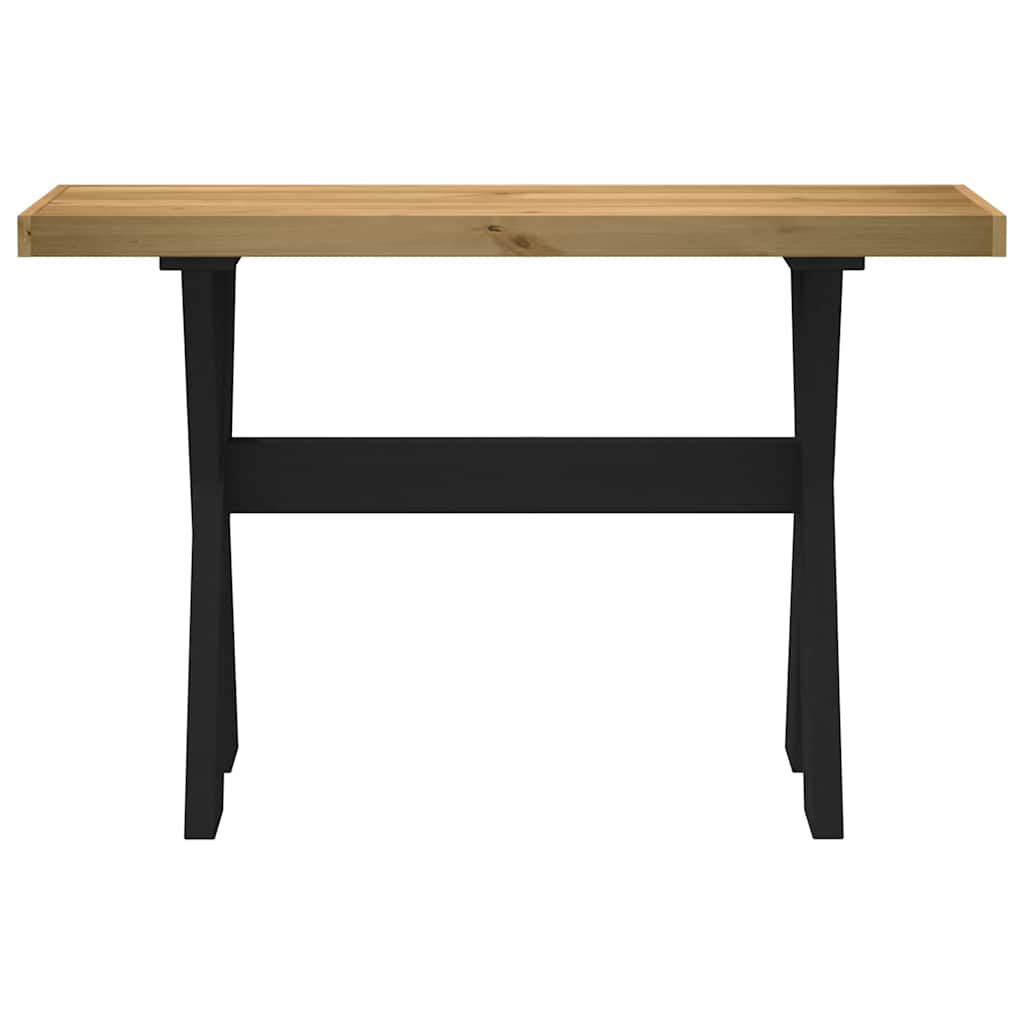 vidaXL Τραπέζι κονσόλας NOAIN με πόδια σχήματος X 120x30x75 cm