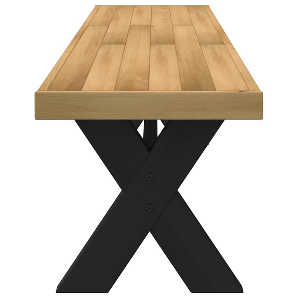 vidaXL Πάγκος τραπεζαρίας NOAIN με πόδια σχήματος X 180x40x45 cm