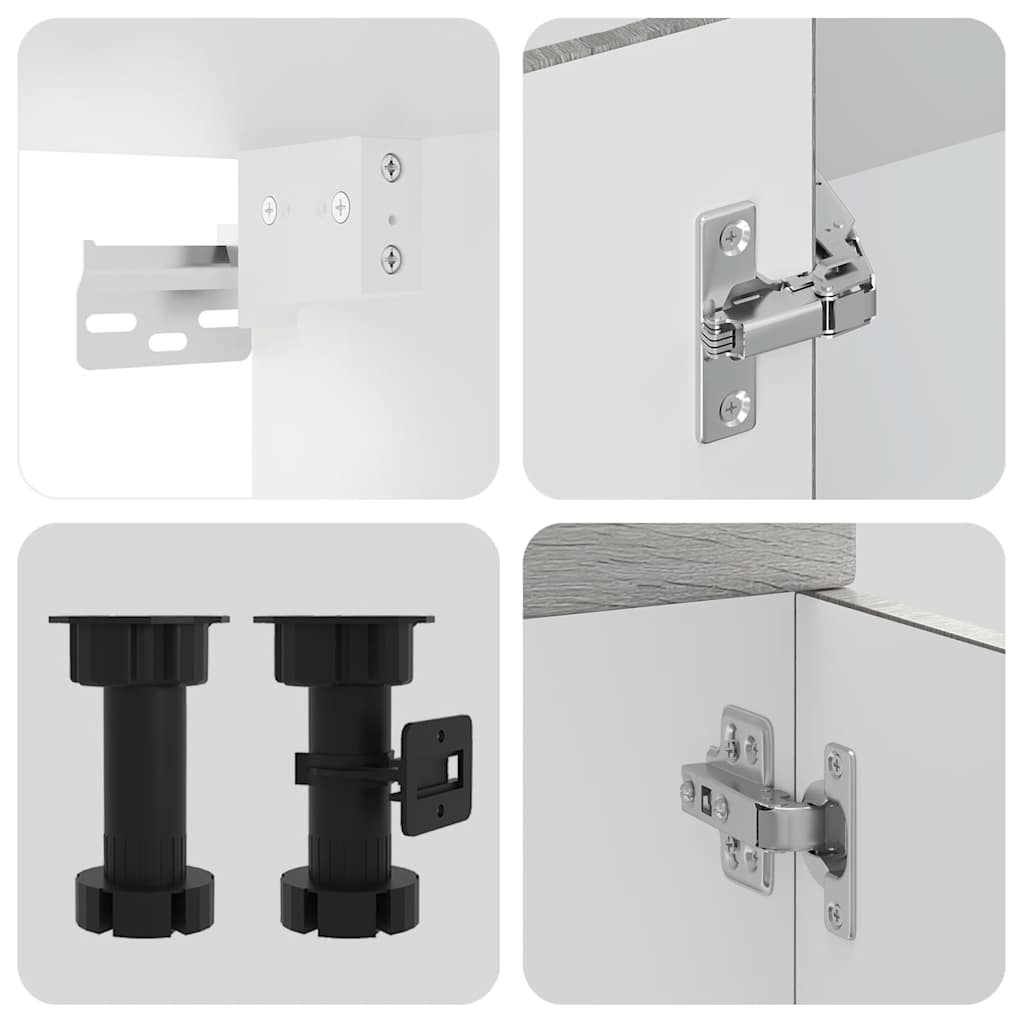 vidaXL Σετ Ντουλάπια Κουζίνας 7 Τεμαχίων Kalmar Επεξεργασμένο Ξύλο