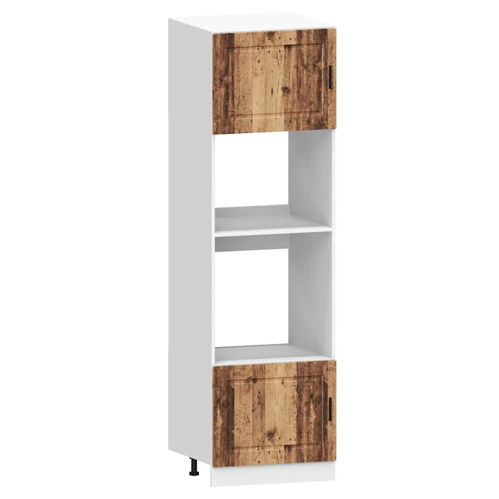 vidaXL Σετ Ντουλαπιών Κουζίνας 7 Τεμαχίων "Porto" από Παλιό Ξύλο Μηχανικής Επεξεργασίας