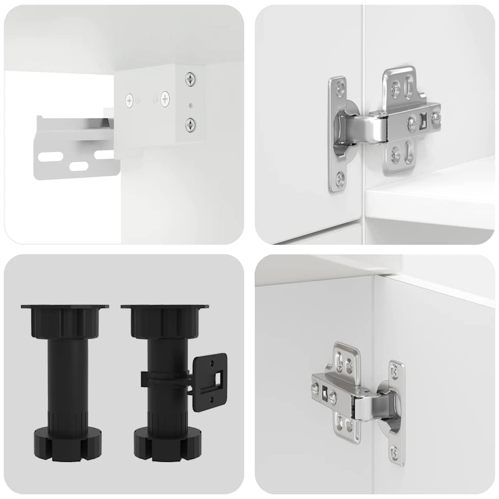 vidaXL Σετ Ντουλάπια Κουζίνας 7 Τεμαχίων Kalmar Επεξεργασμένο Ξύλο