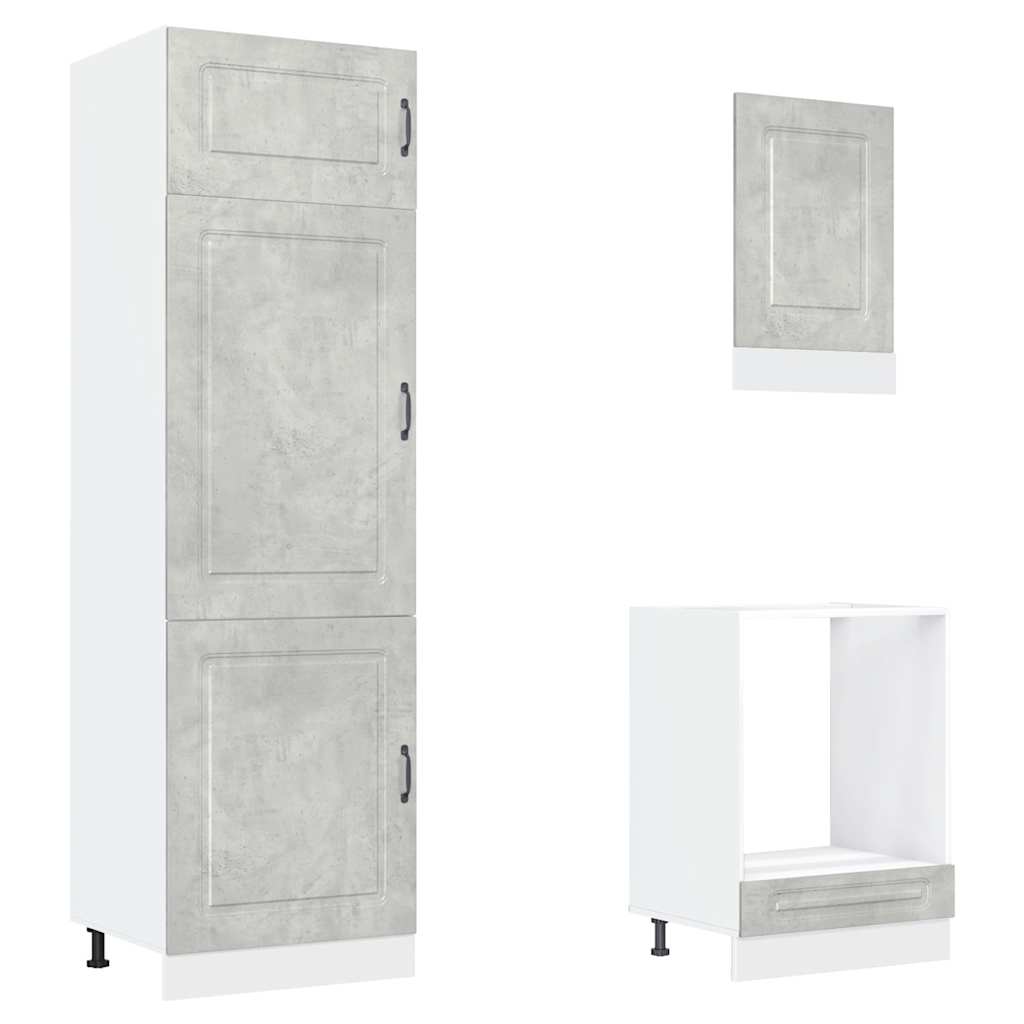 vidaXL Σετ Ντουλάπια Κουζίνας 7 Τεμαχίων Kalmar Επεξεργασμένο Ξύλο