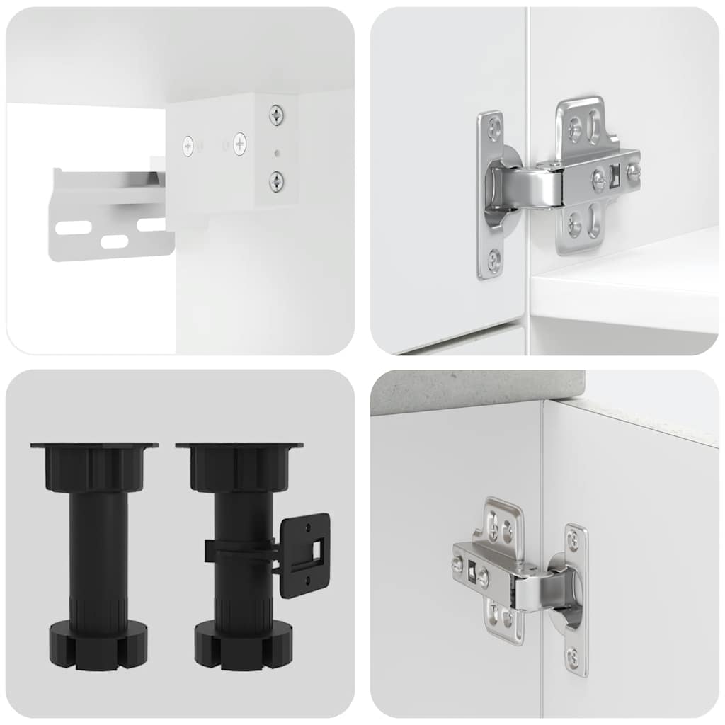 vidaXL Σετ Ντουλάπια Κουζίνας 7 Τεμαχίων Kalmar Επεξεργασμένο Ξύλο