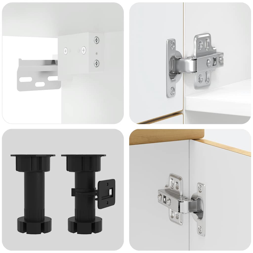 vidaXL Σετ Ντουλάπια Κουζίνας 7 Τεμαχίων Kalmar Επεξεργασμένο Ξύλο