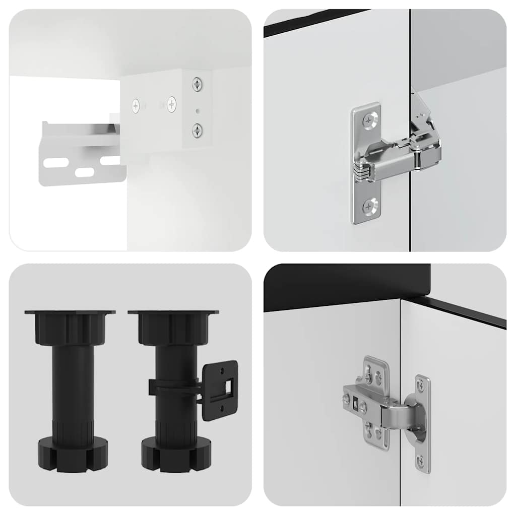 vidaXL Σετ Ντουλάπια Κουζίνας 8 Τεμαχίων Kalmar Επεξεργασμένο Ξύλο