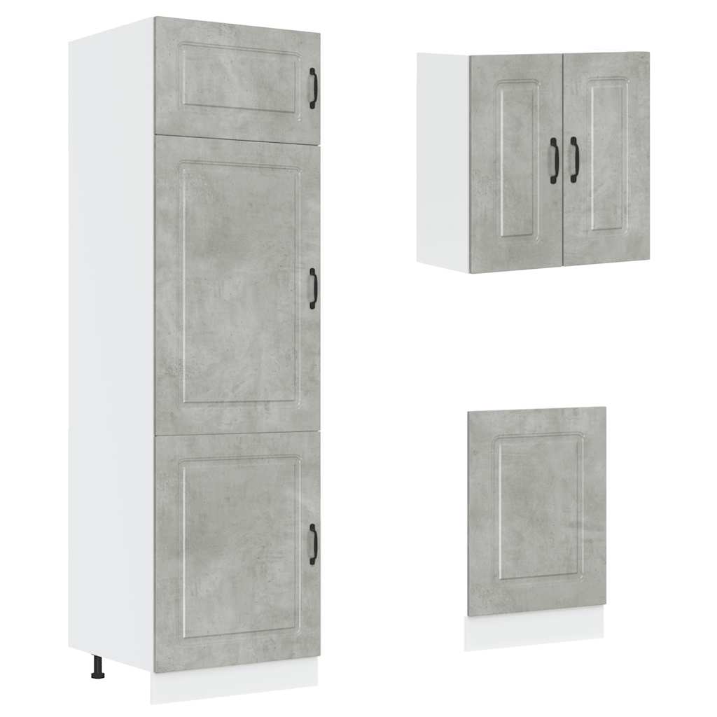 vidaXL Σετ Ντουλάπια Κουζίνας 8 Τεμαχίων Kalmar Επεξεργασμένο Ξύλο