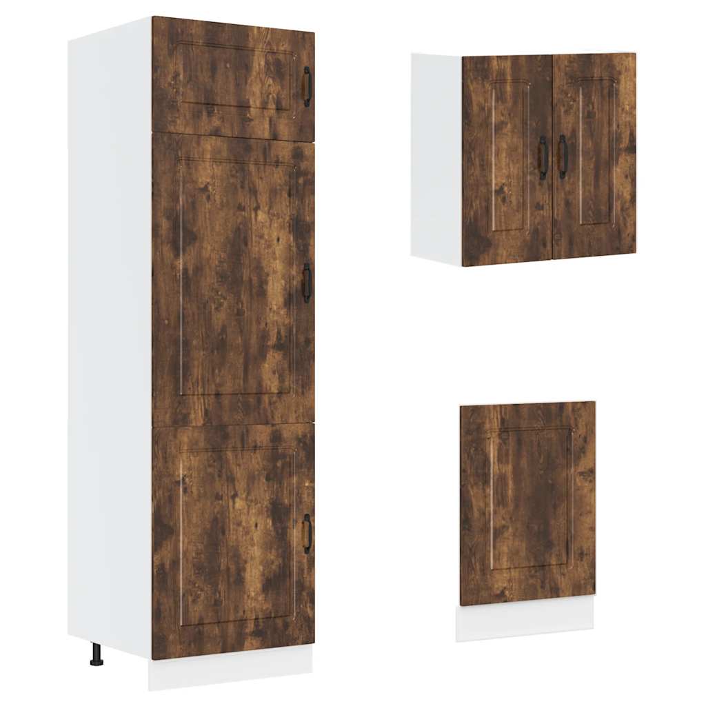 vidaXL Σετ Ντουλάπια Κουζίνας 8 Τεμαχίων Kalmar Επεξεργασμένο Ξύλο