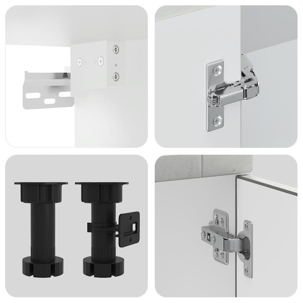 vidaXL Σετ Ντουλάπια Κουζίνας 8 Τεμαχίων Kalmar Επεξεργασμένο Ξύλο