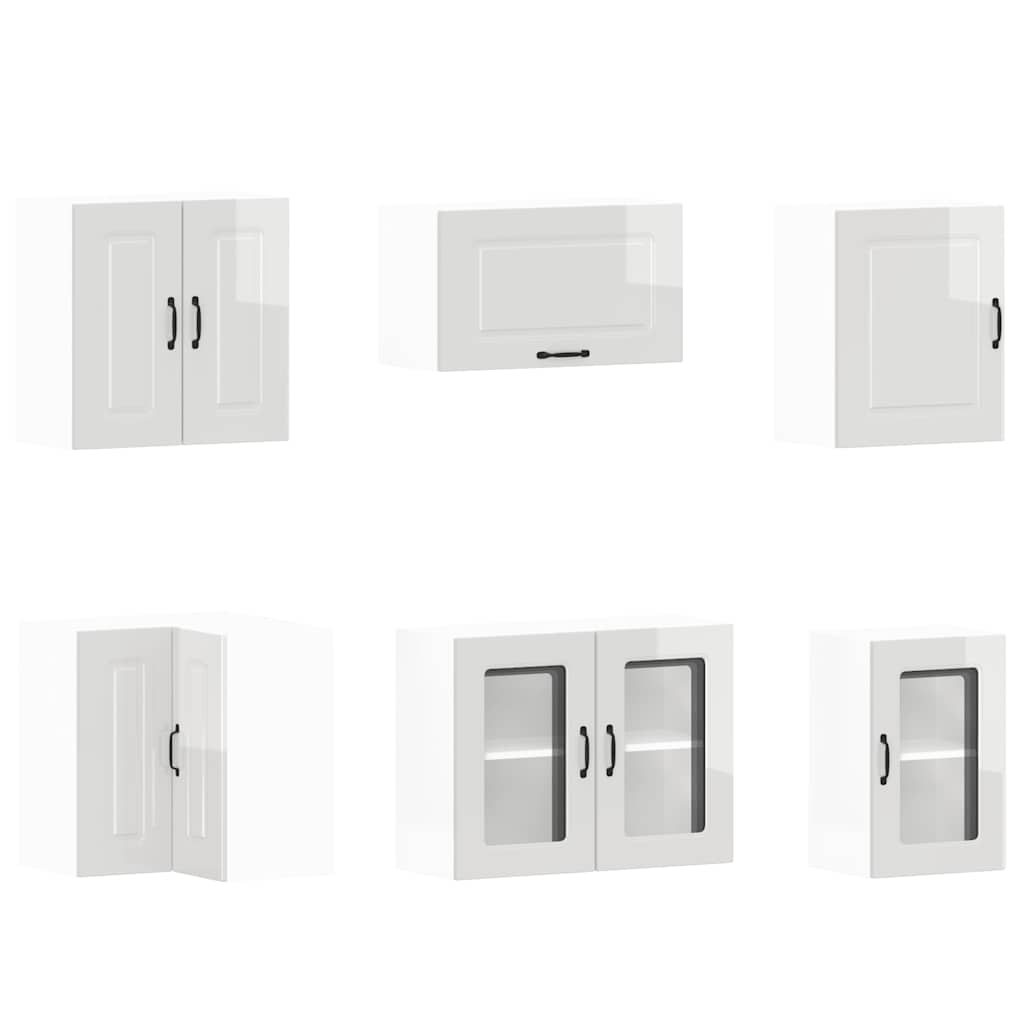 vidaXL Σετ Ντουλάπια Κουζίνας 11 Τεμαχίων Kalmar Επεξεργασμένο Ξύλο